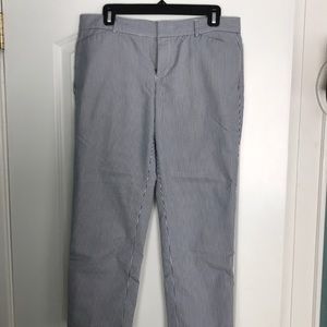 Gap Striped crop pants
